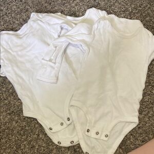 White Baby Onesies Set